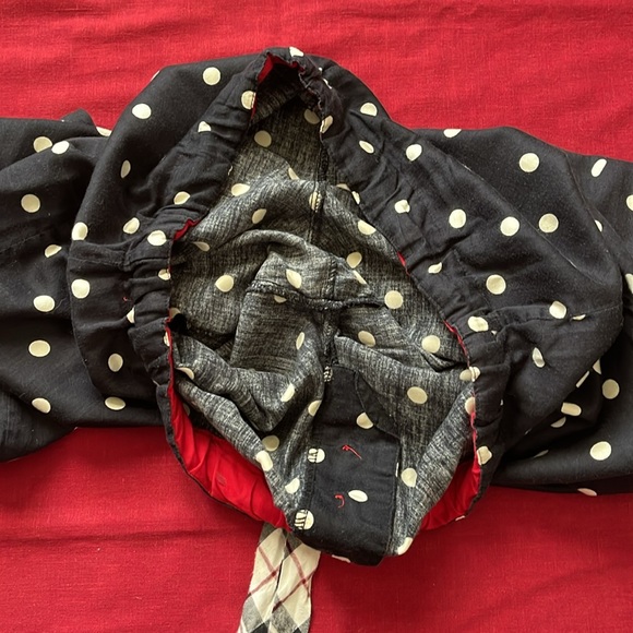 PJ Salvage Sz M Black Polka Dot 100% Cotton PJ Pants ONLY - Picture 9 of 15